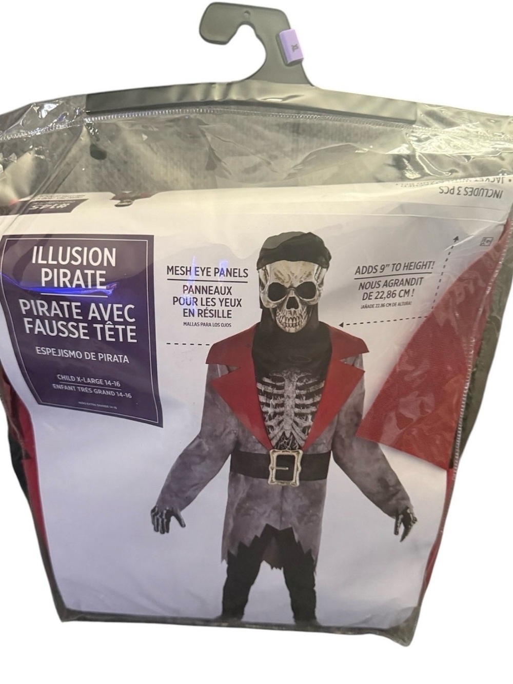 Illusion Pirate Costume XL 14-16